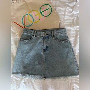 Brandy Melville Denim Skirt
